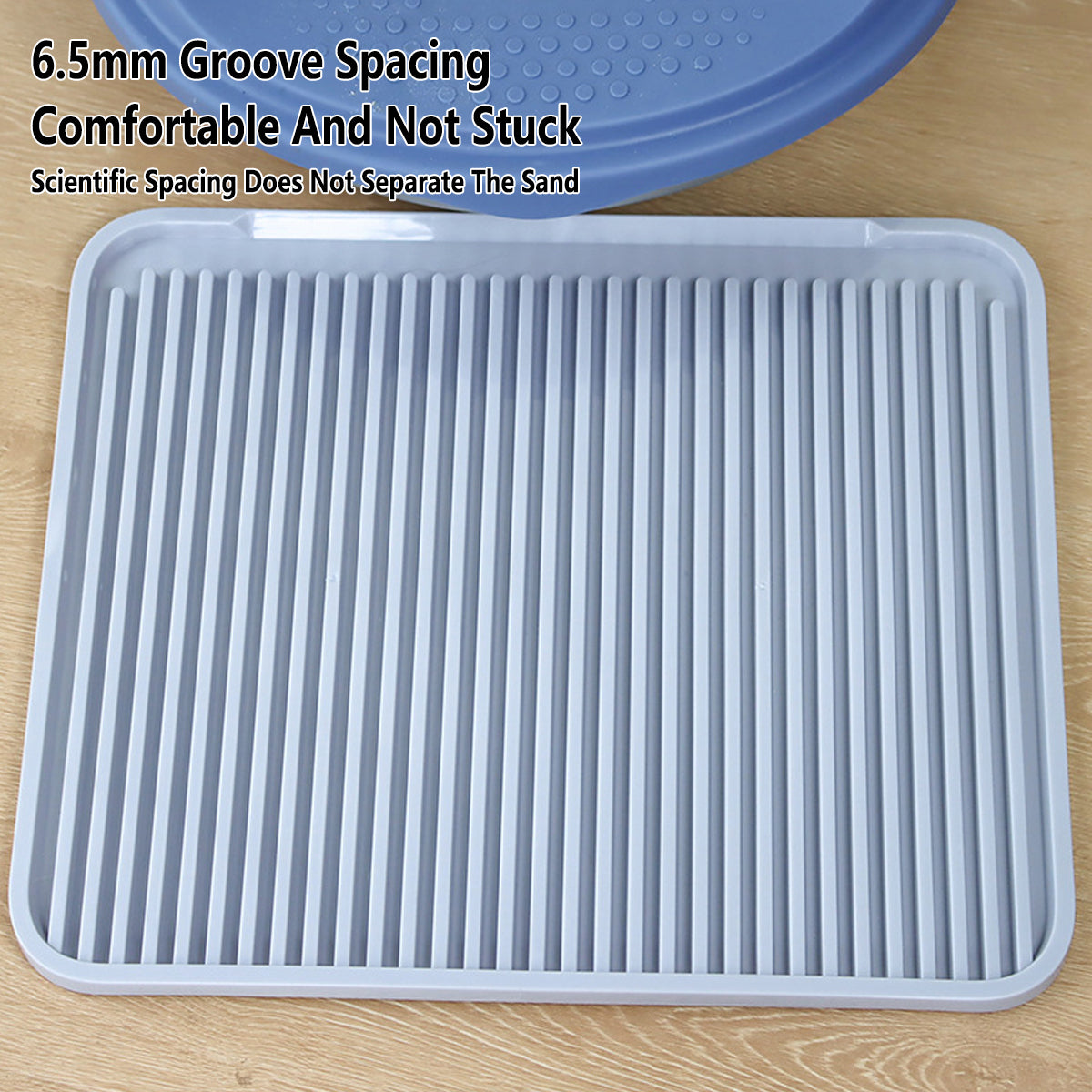 Anti-Tracking Cat Litter Mat Grey 43cm