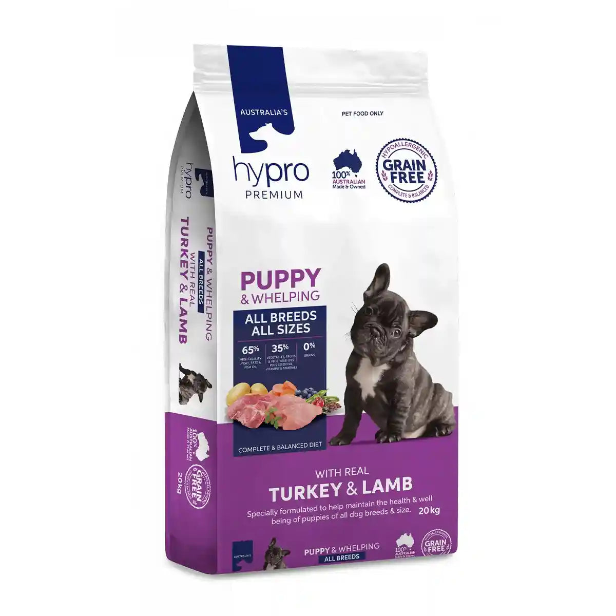 HYPRO PUPPY TURK & LAMB 20KG