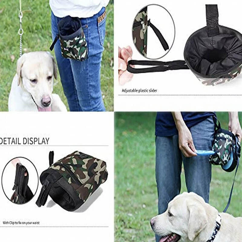 Dog Training Pouch With 2 In 1 Whistle Clicker