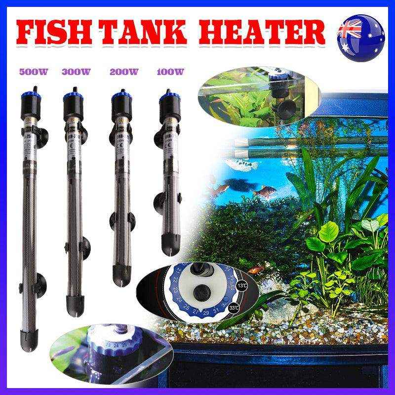 Aquarium heater for freshwater and saltwater fish tanks