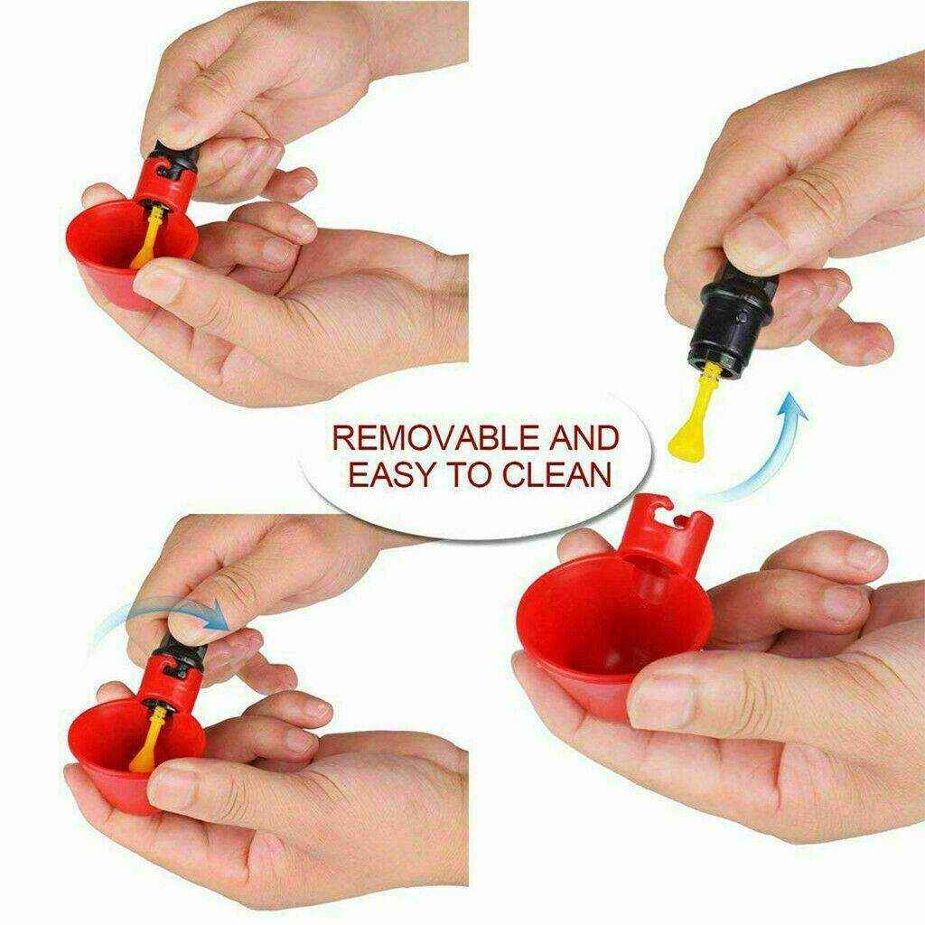 10 pcs Automatic Water Feeder For Chickens and Poultry