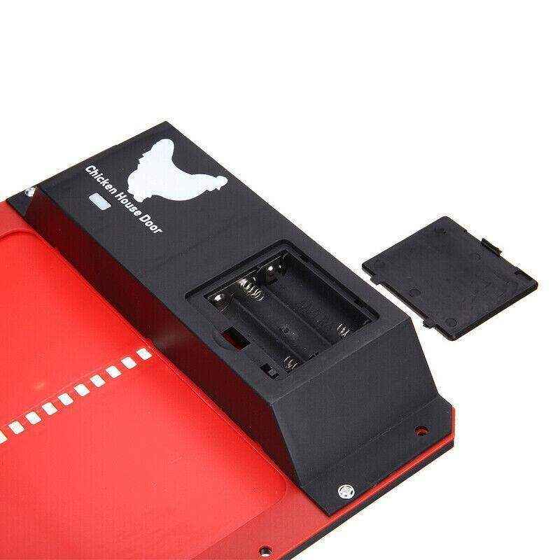 Reliable Automatic Chicken Coop Door with Light Sensor 35x24xcm