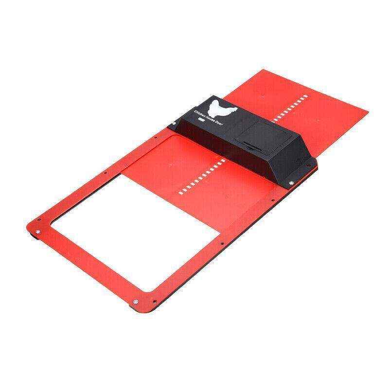Reliable Automatic Chicken Coop Door with Light Sensor 35x24xcm