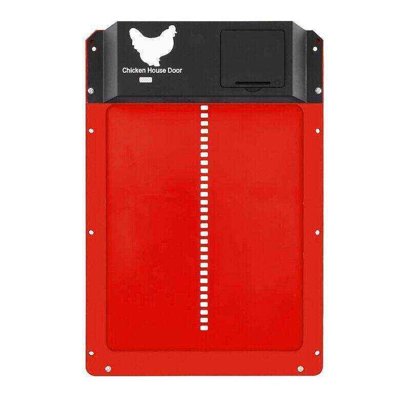 Reliable Automatic Chicken Coop Door with Light Sensor 35x24xcm
