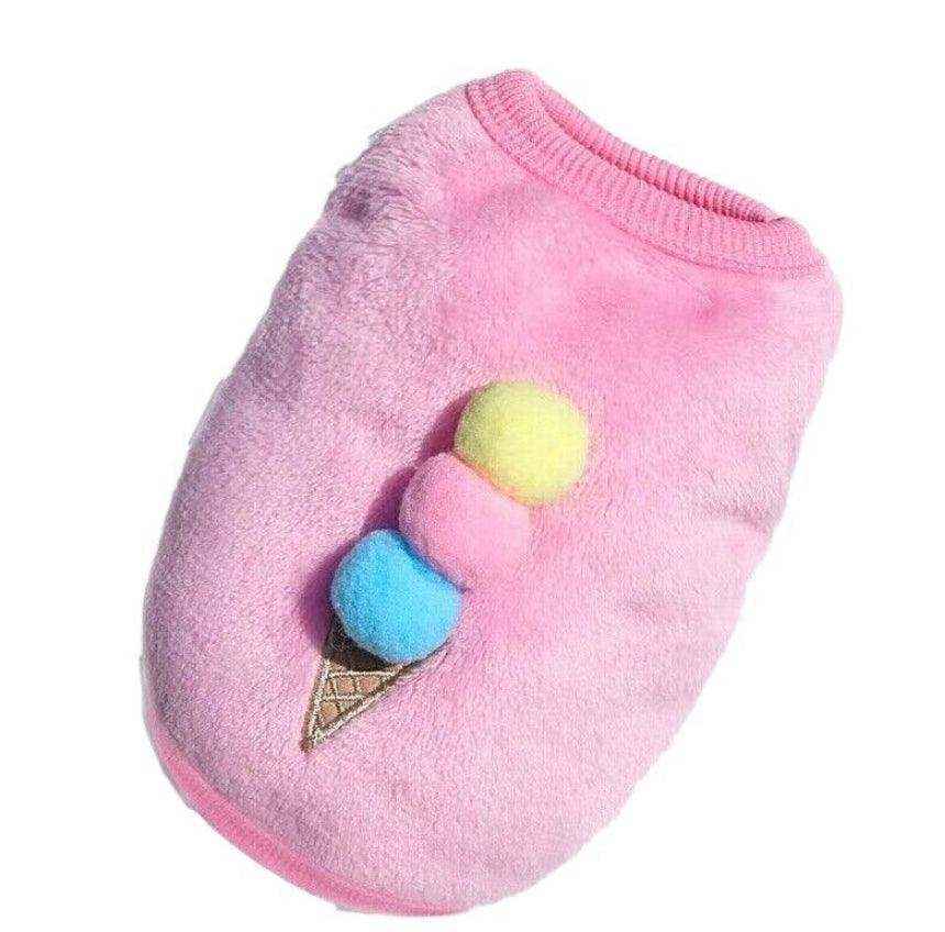 Velvet Dog Jumper Vest Soft Winter Outfit for Stylish Pets