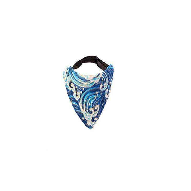 Adjustable Pet Bandana Collar with Personalised Pattern