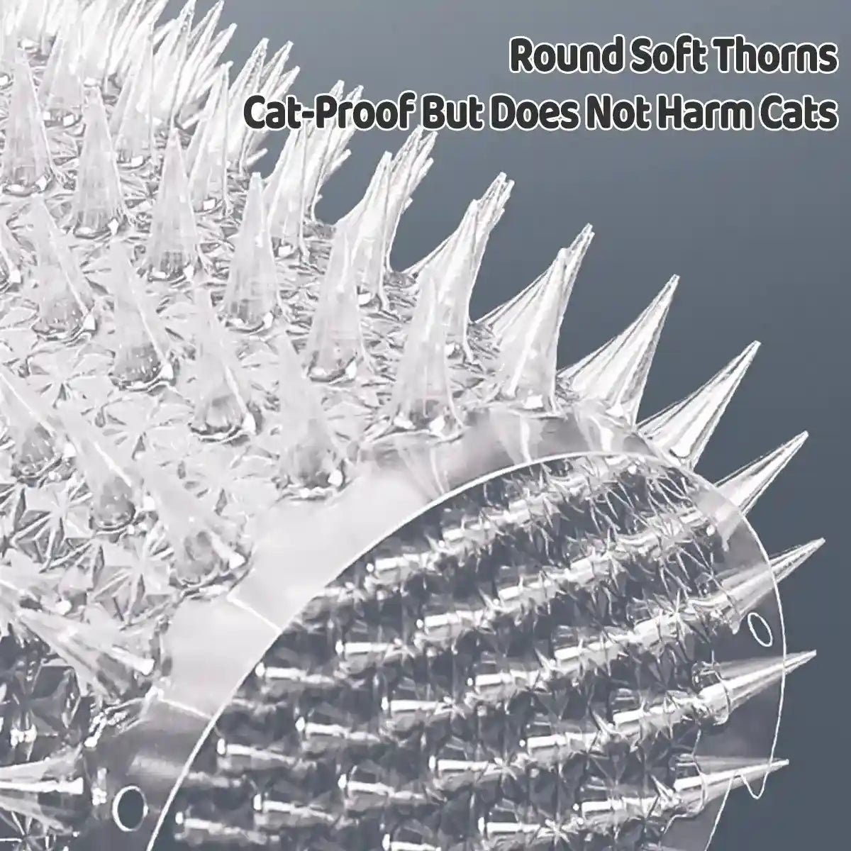 10pcs Cat Deterrent Mat with Soft Spikes Indoor Pet Repellent Pad