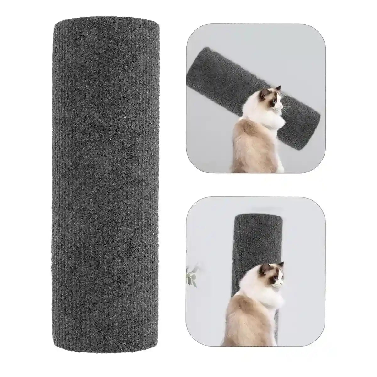 Self-Adhesive Cat Scratching Posts for Wall Cylindrical Climbing Set