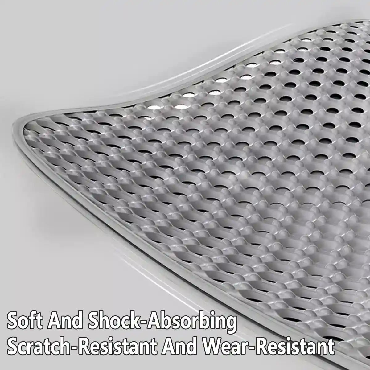 Honeycomb Cat Litter Mat Waterproof Trapping Pad for Easy Cleaning