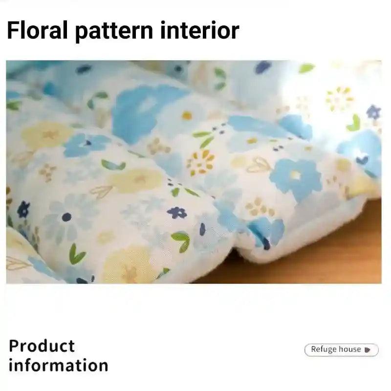 Plush Rabbit House Cake Design Soft Burrow Bed for Small Pets