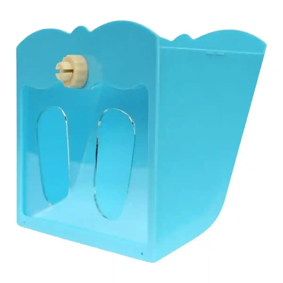 Large Capacity Hay Feeder For Rabbits Steel Mesh Design 25x21x13cm