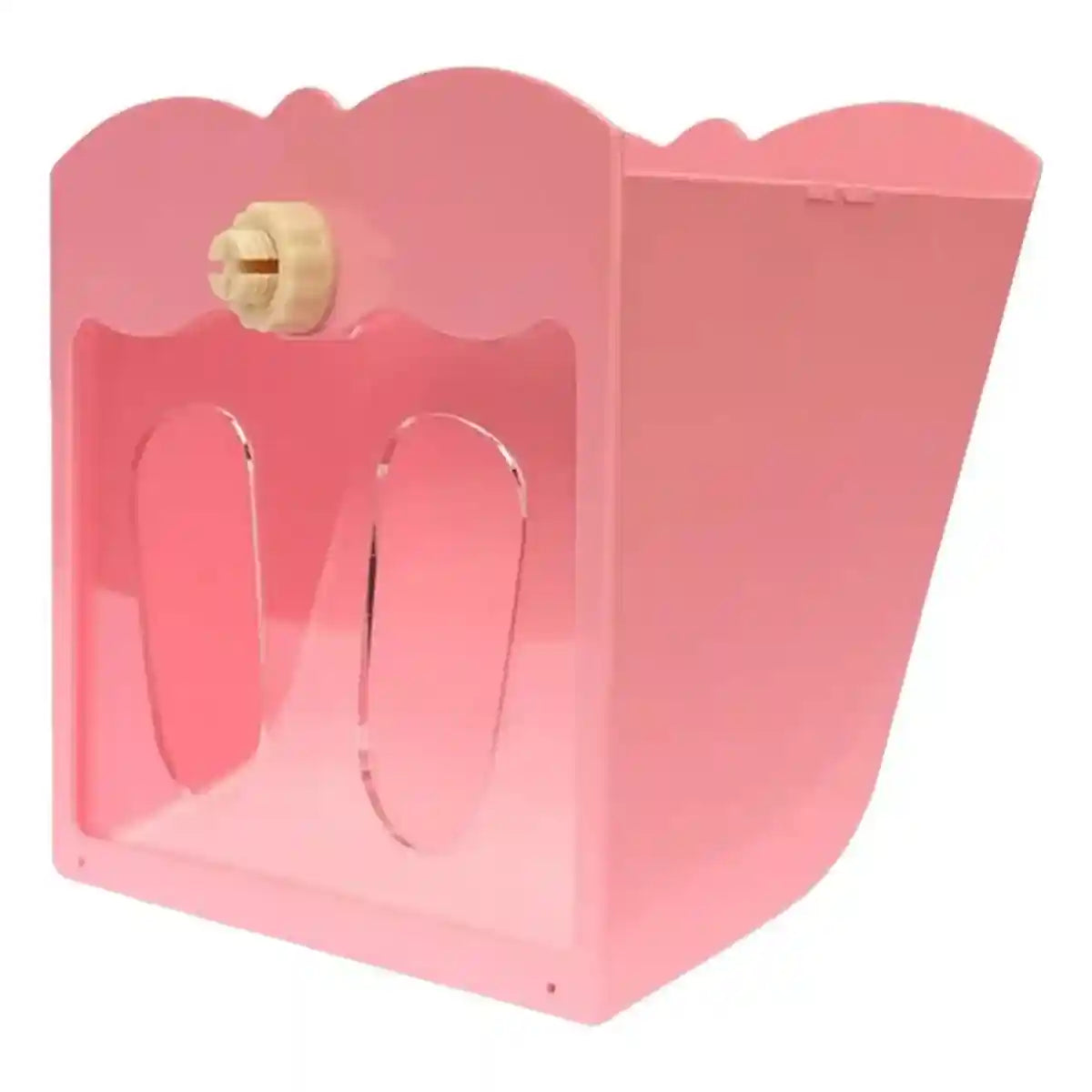 Large Capacity Hay Feeder For Rabbits Steel Mesh Design 25x21x13cm