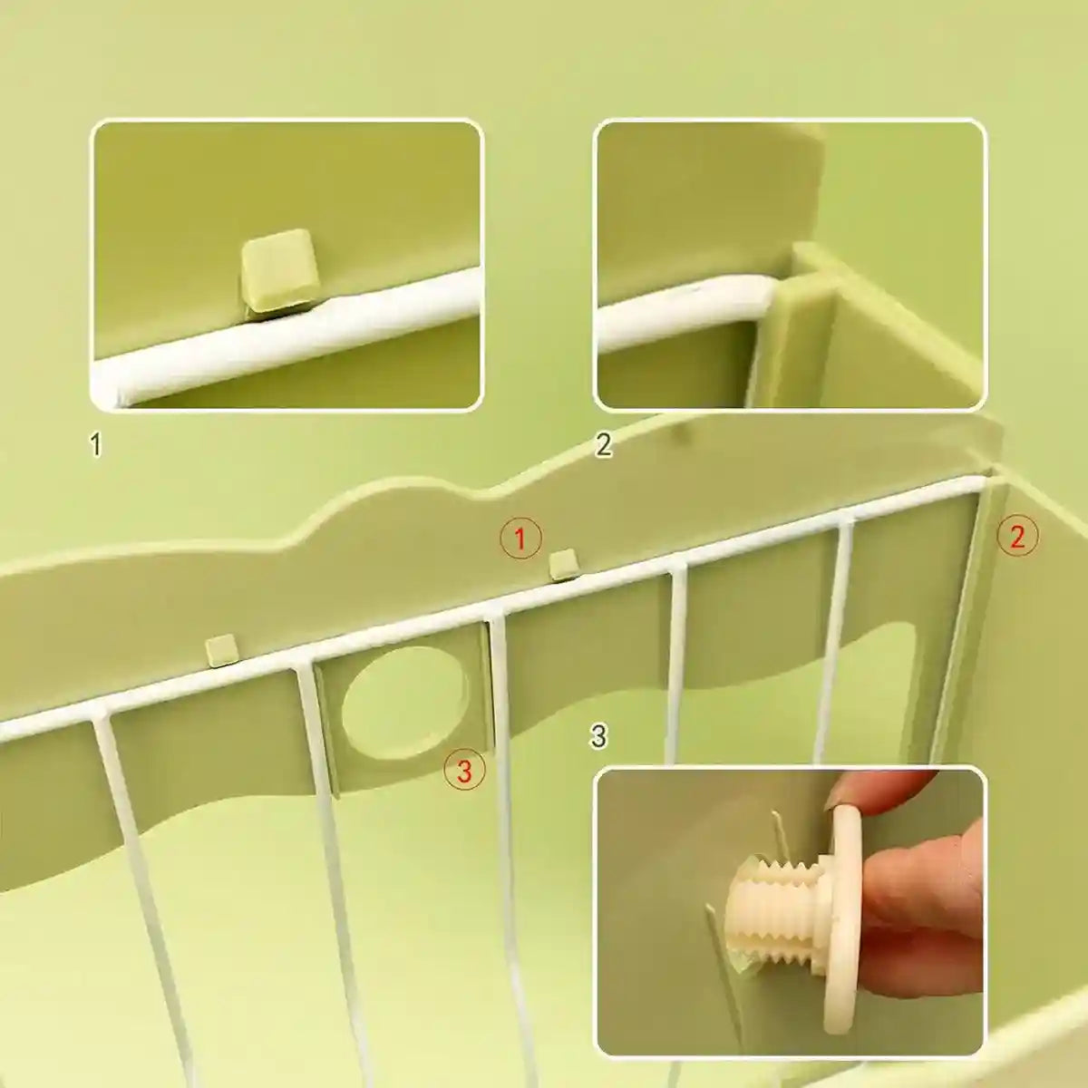 Large Capacity Hay Feeder For Rabbits Steel Mesh Design 25x21x13cm
