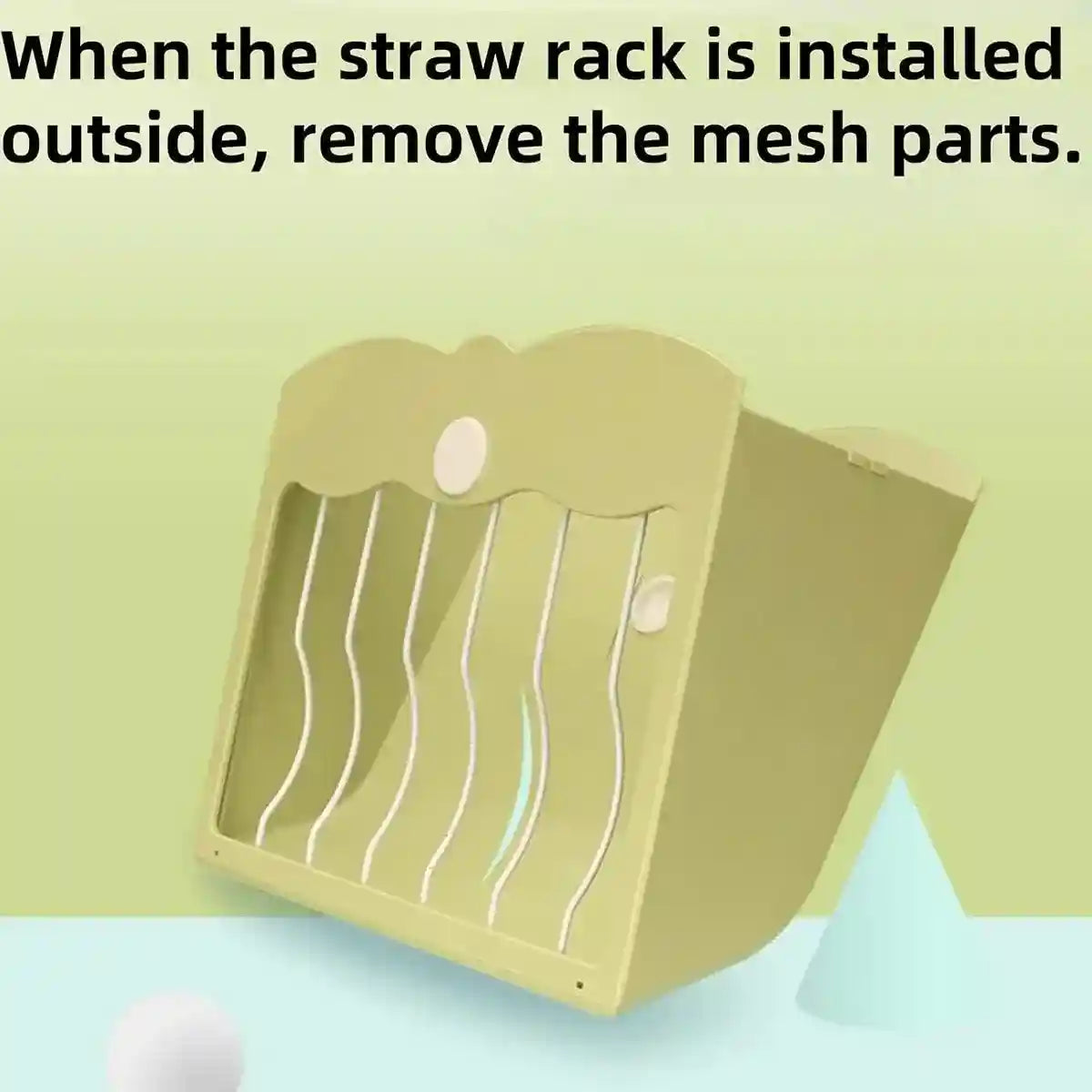 Large Capacity Hay Feeder For Rabbits Steel Mesh Design 25x21x13cm