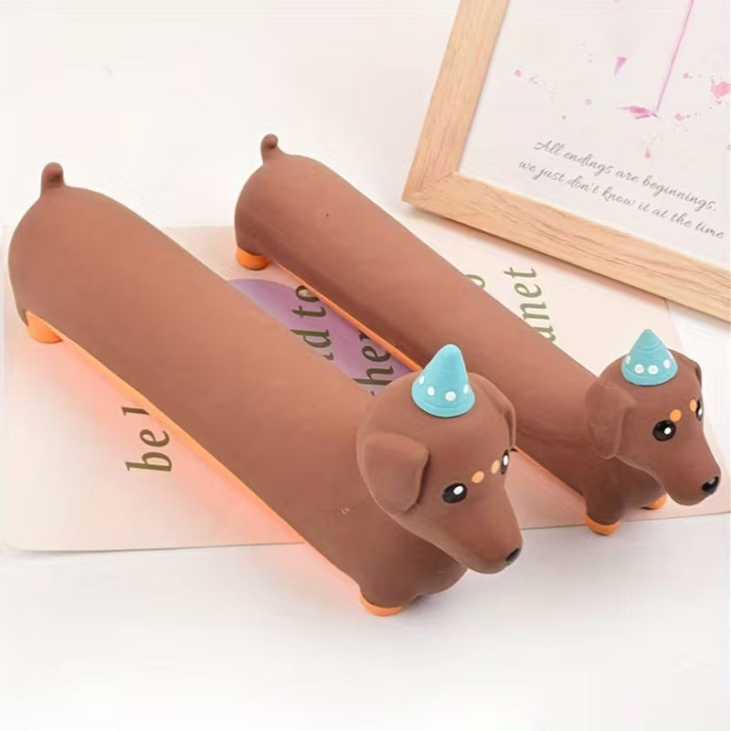 Latex Squeaky Dog Toy Dachshund Design