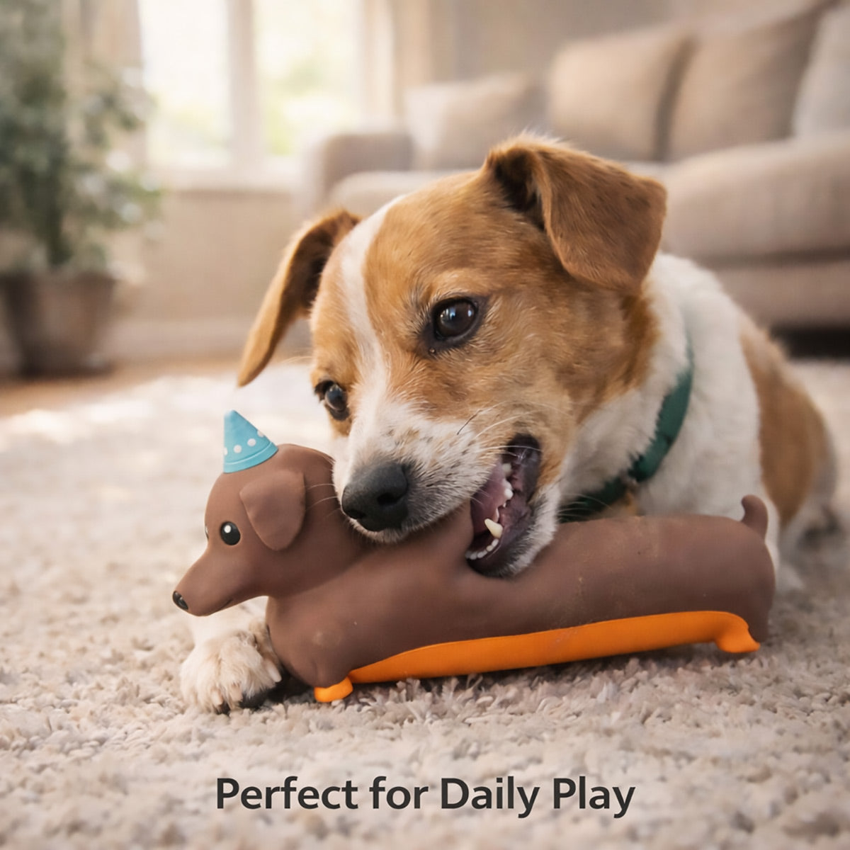 Latex Squeaky Dog Toy Dachshund Design