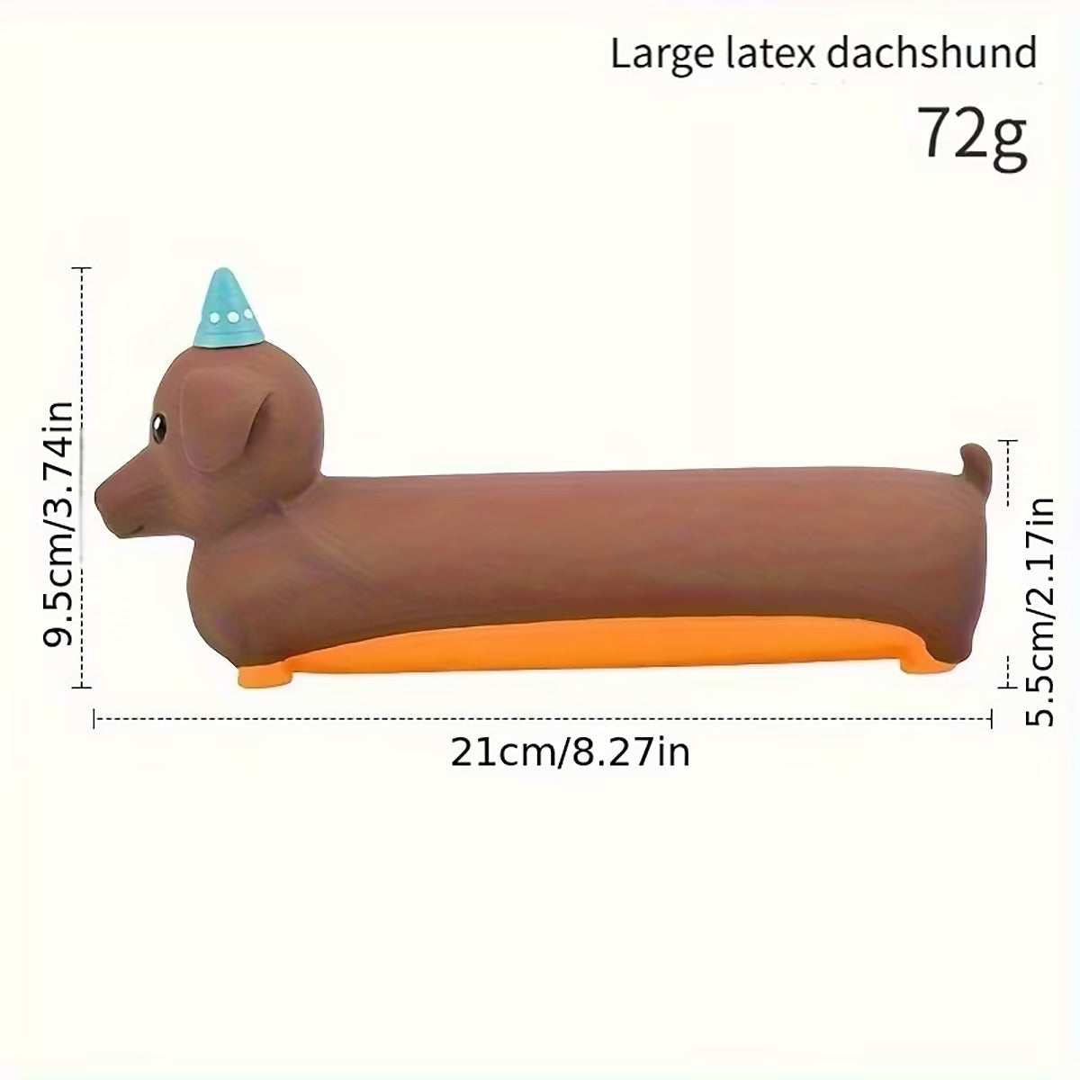 Latex Squeaky Dog Toy Dachshund Design