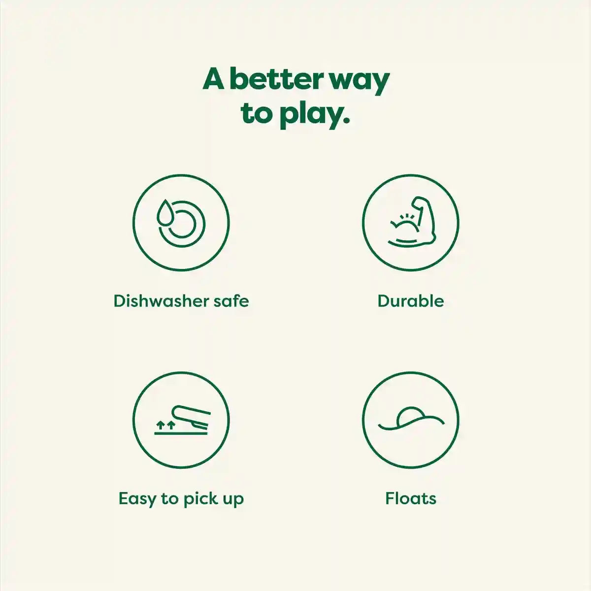 Earth Rated Durable Dog Flyer Toy Floating Flying Disc for Active Fetch Play