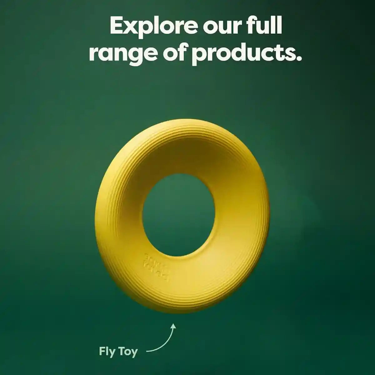 Earth Rated Durable Dog Flyer Toy Floating Flying Disc for Active Fetch Play