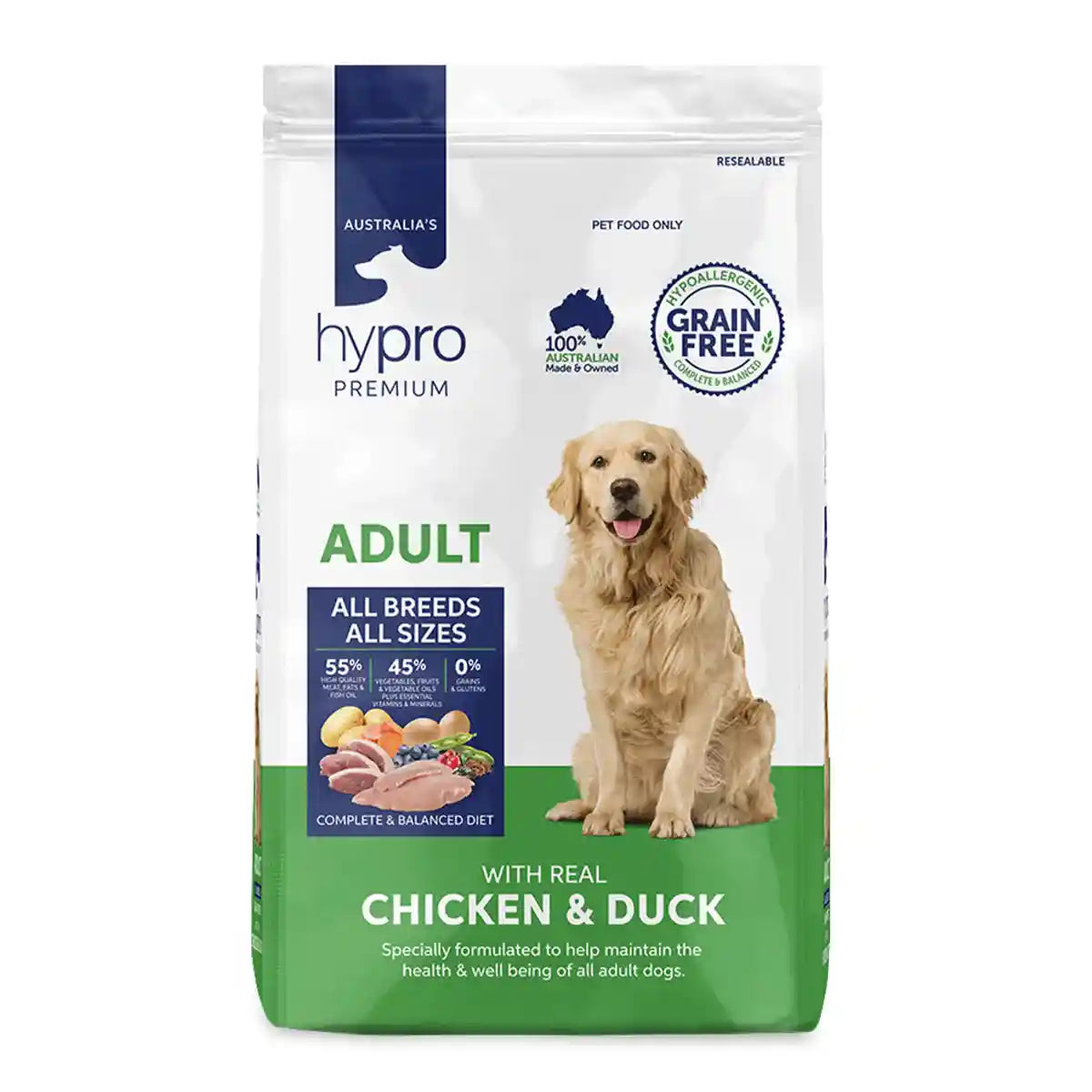 HYPRO DOG CHICKEN & DUCK 20KG