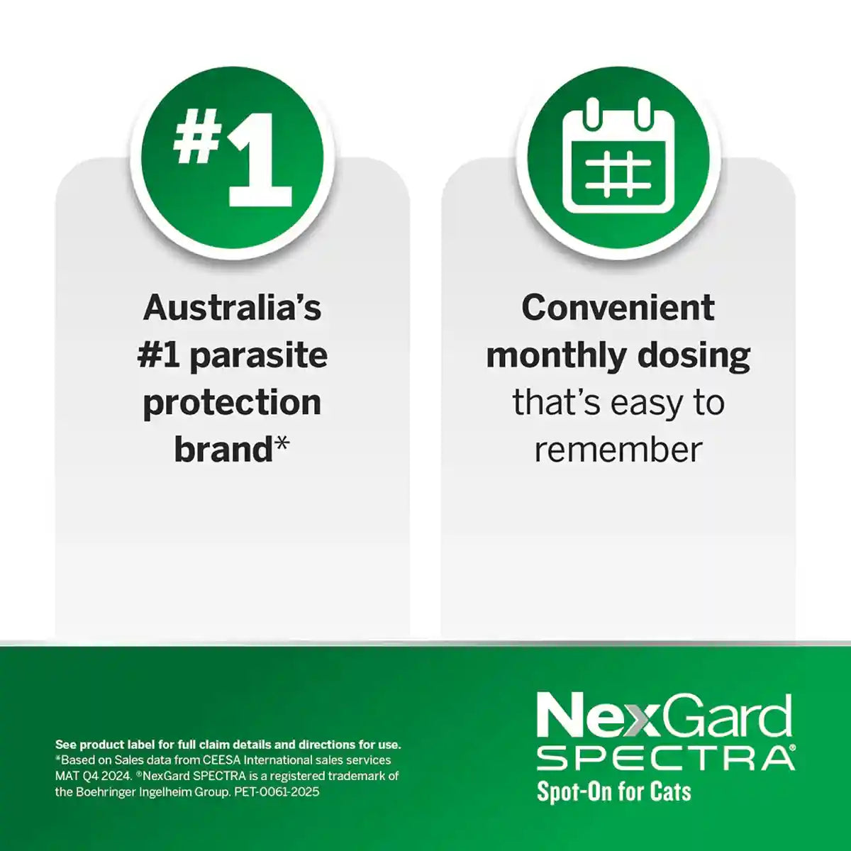 NEXGARD SPECTRA Spot On For Large Cats Yellow 3'S/6'S