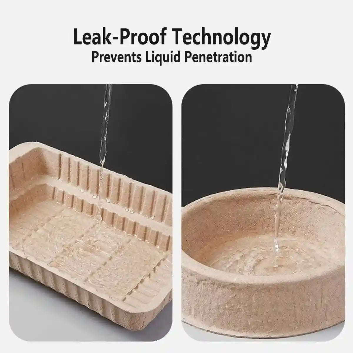 Eco-Friendly Cat Set with Disposable Litter Tray and Feeding Bowls