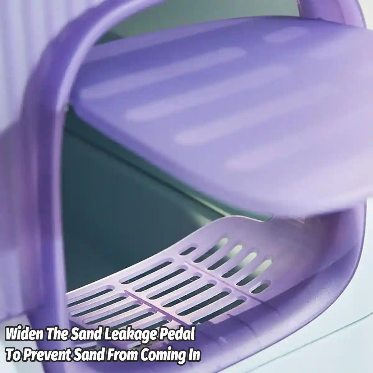 Foldable Cloud-Style Cat Toilet with Enclosed Cat Litter Box Design