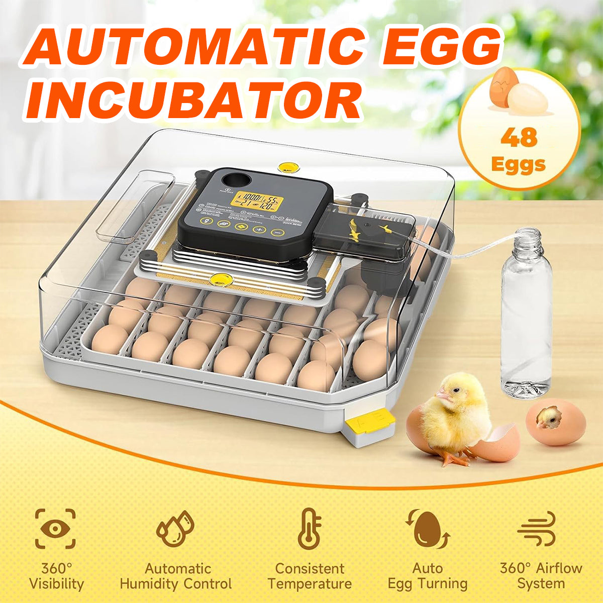 Automatic Egg Incubator 48 Eggs