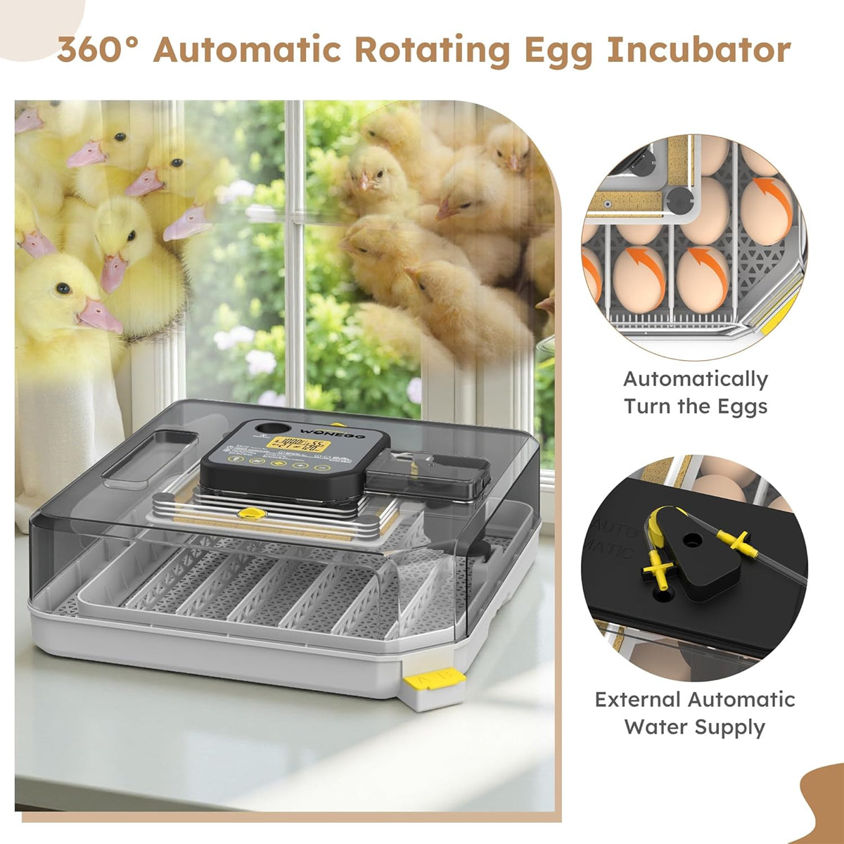 Automatic Egg Incubator 48 Eggs