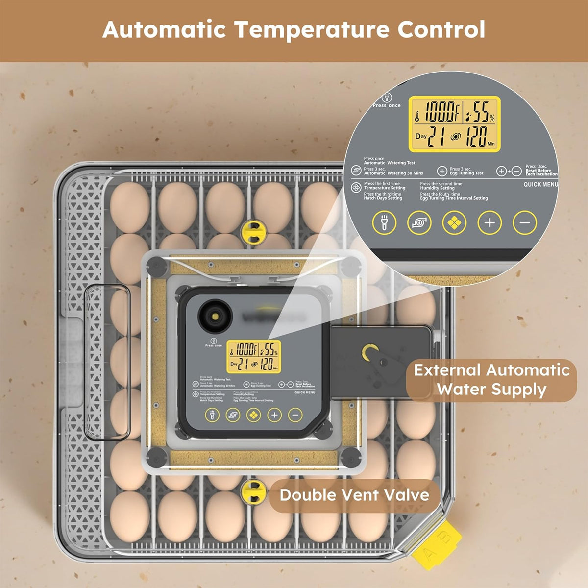 Automatic Egg Incubator 48 Eggs