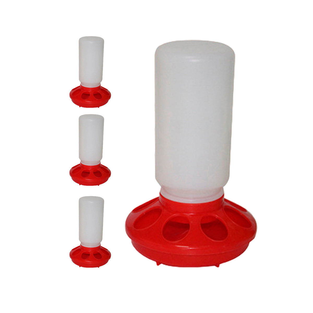 Chicken Feeder Trough Plastic Mesh Connectable Poultry Feed Trough for Coop Use