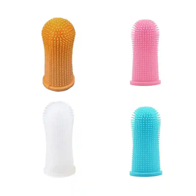 Easy-to-Use Finger Toothbrush for Dogs – Gentle Silicone Pet Dental Care
