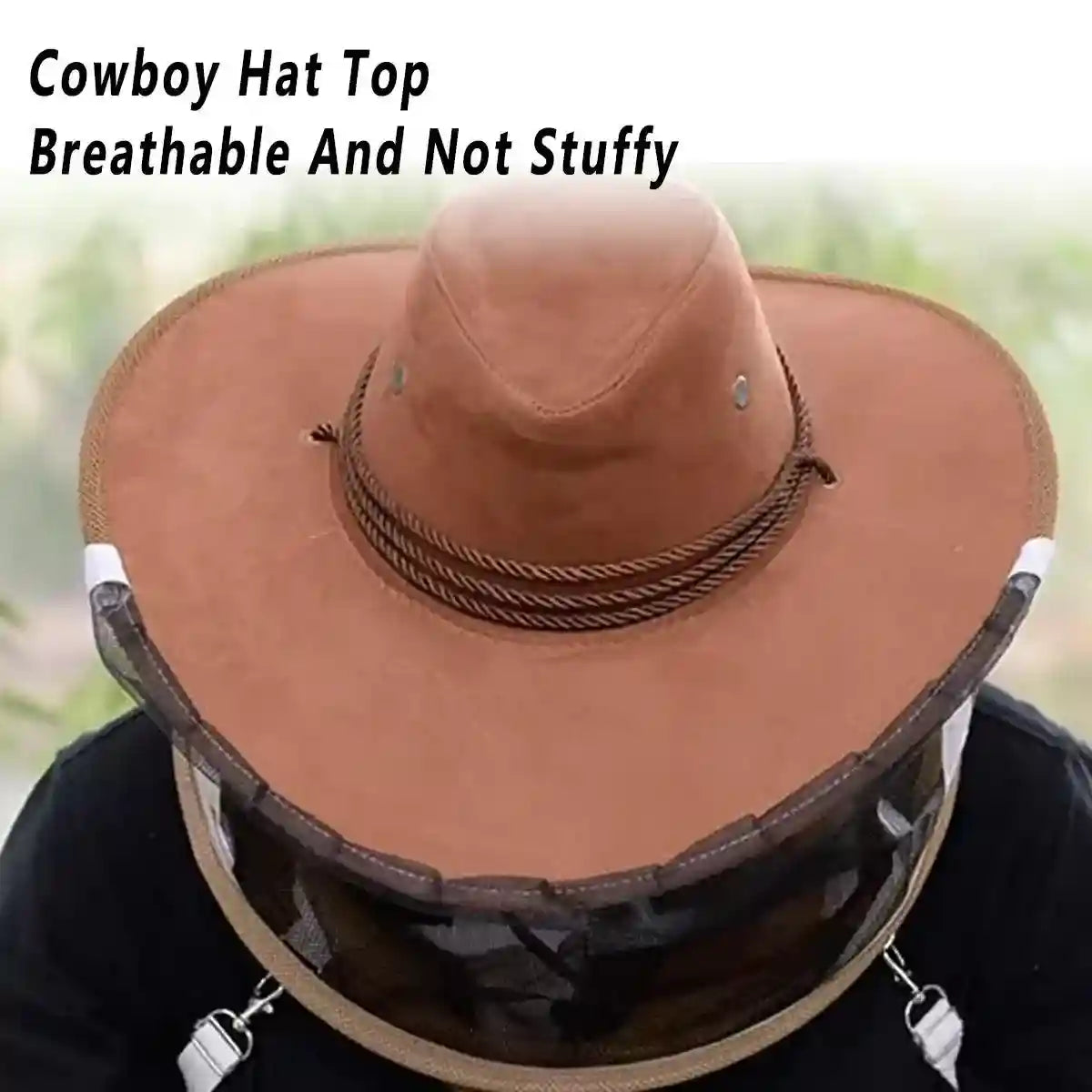 Beekeeping Hat with Protective Veil Breathable Insect Protection for Outdoors
