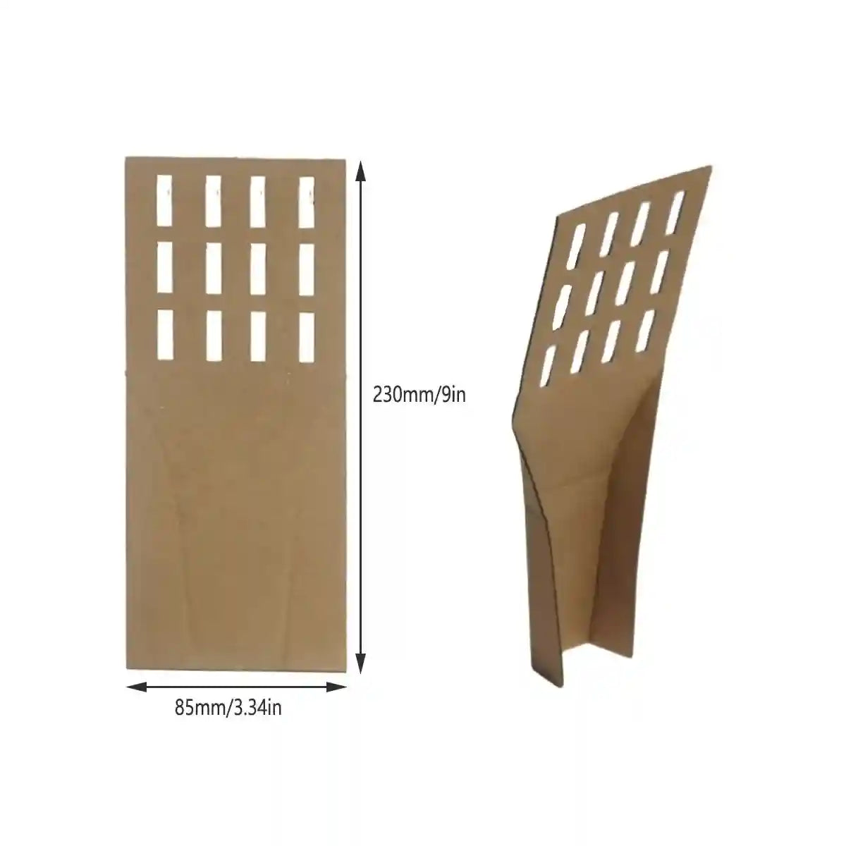 20PCS Disposable Cat Litter Scoops Biodegradable Cardboard Design