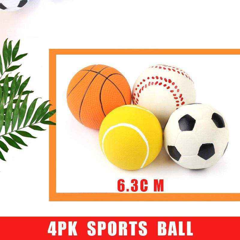 Durable Dog Rubber Balls for Fetch and Play