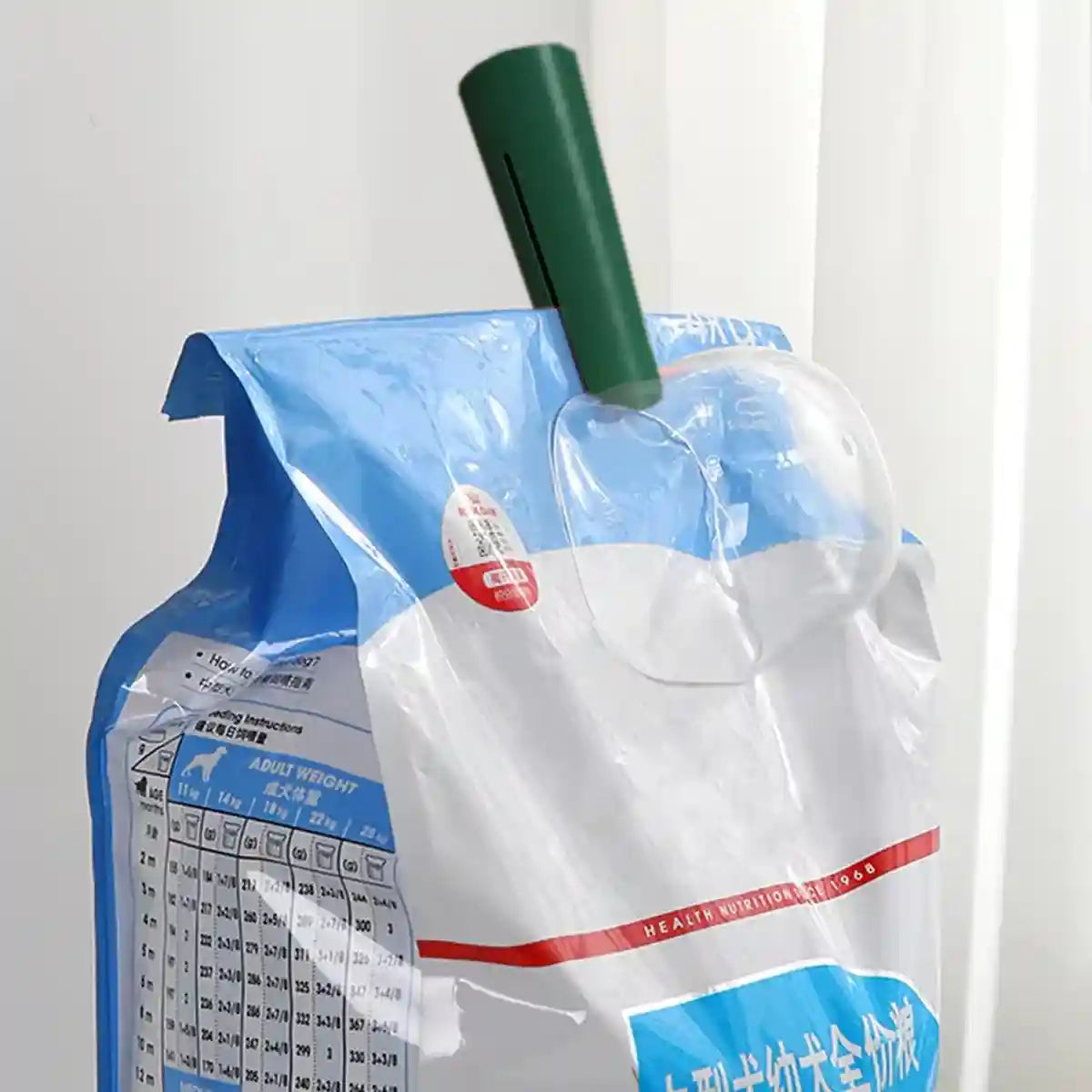 Pet Food Measuring Spoon with Clip Handle Precise 90–120g Scoop