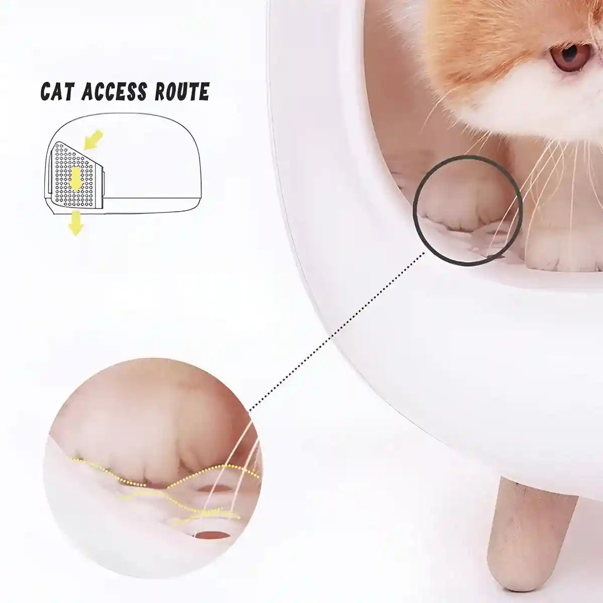 Makesure Cat Litter Box Semi-closed Cat Supplies Cat Toilet Drawer Large Cat Litter Box