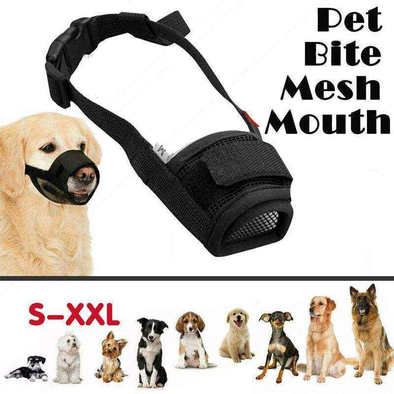 Adjustable Dog Muzzle for Bark and Bite Control