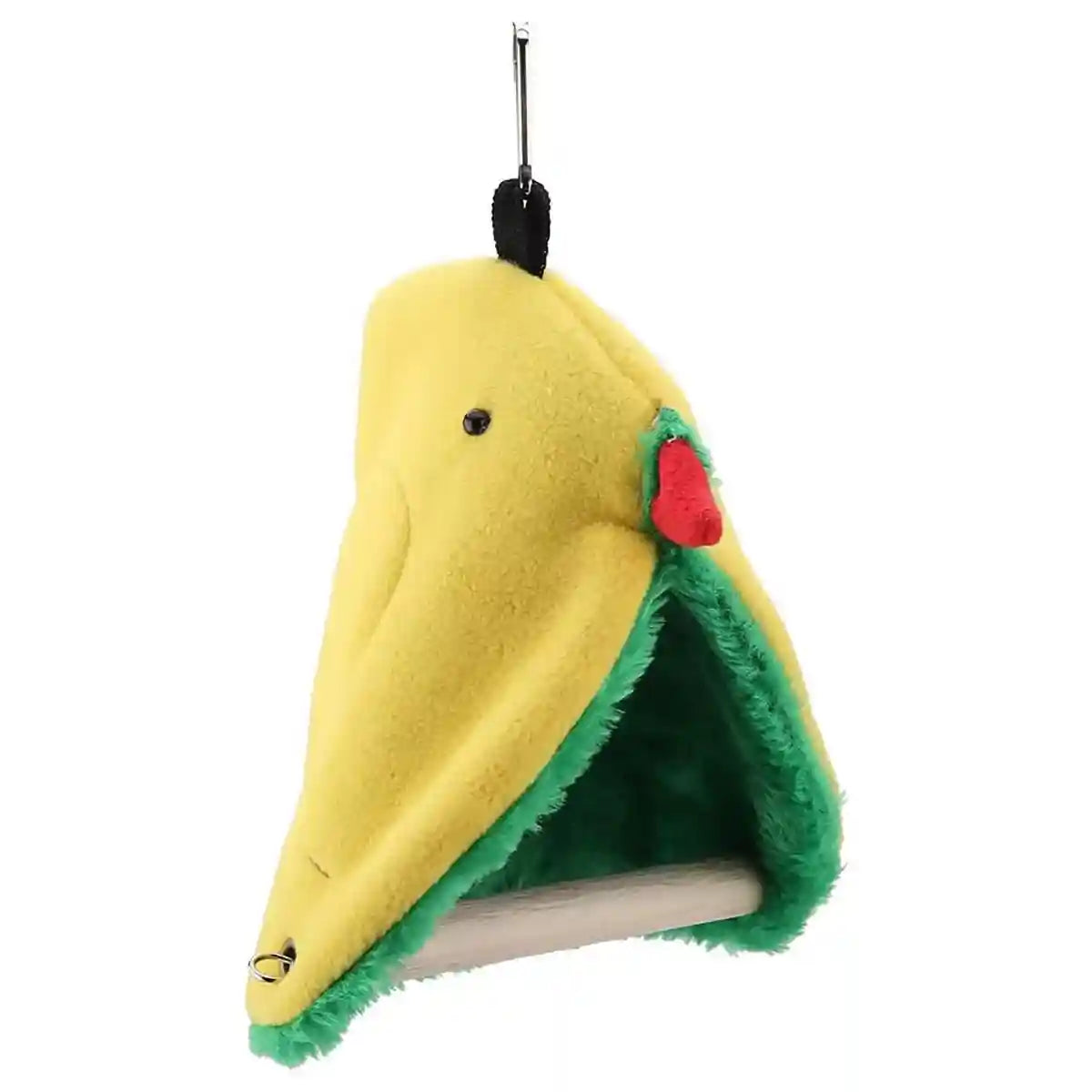 Warm Fleece Bird Hammock Nest With Hanging Hooks For Small Birds