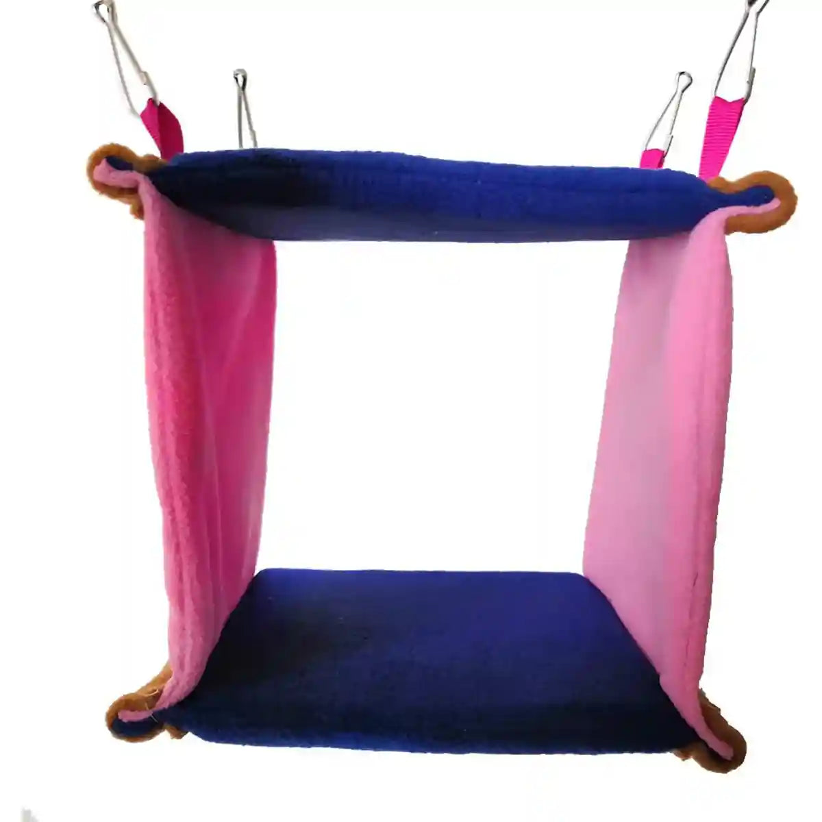 Warm Fleece Bird Hammock Nest With Hanging Hooks For Small Birds