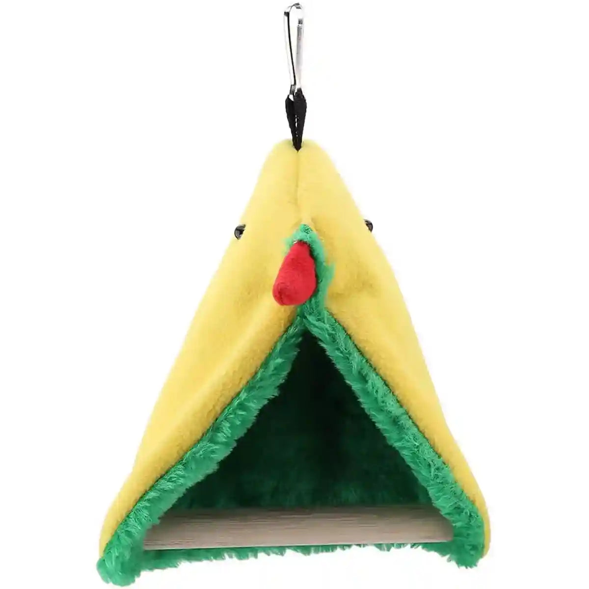 Warm Fleece Bird Hammock Nest With Hanging Hooks For Small Birds