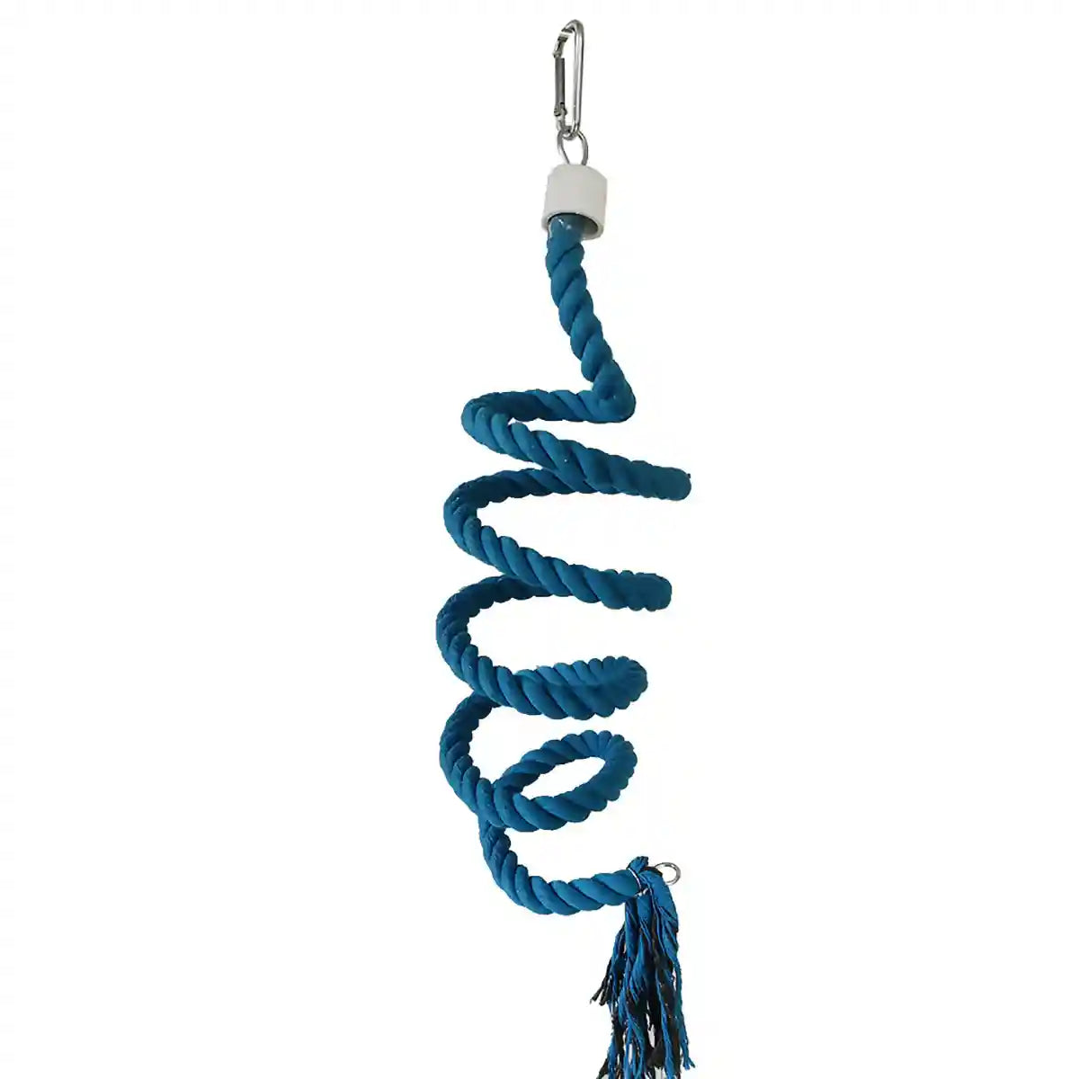 Spiral Cotton Rope Bird Climbing Toy With Hook 150cm