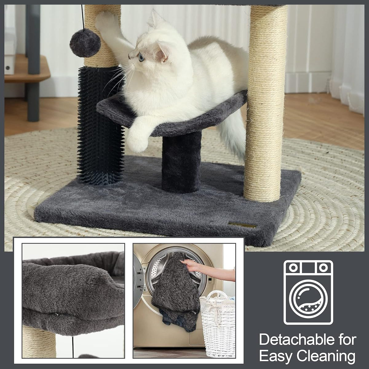 Cat Tree Scratching Post Claw Board Litter Crawler One Pet Toy for Indoor Cats
