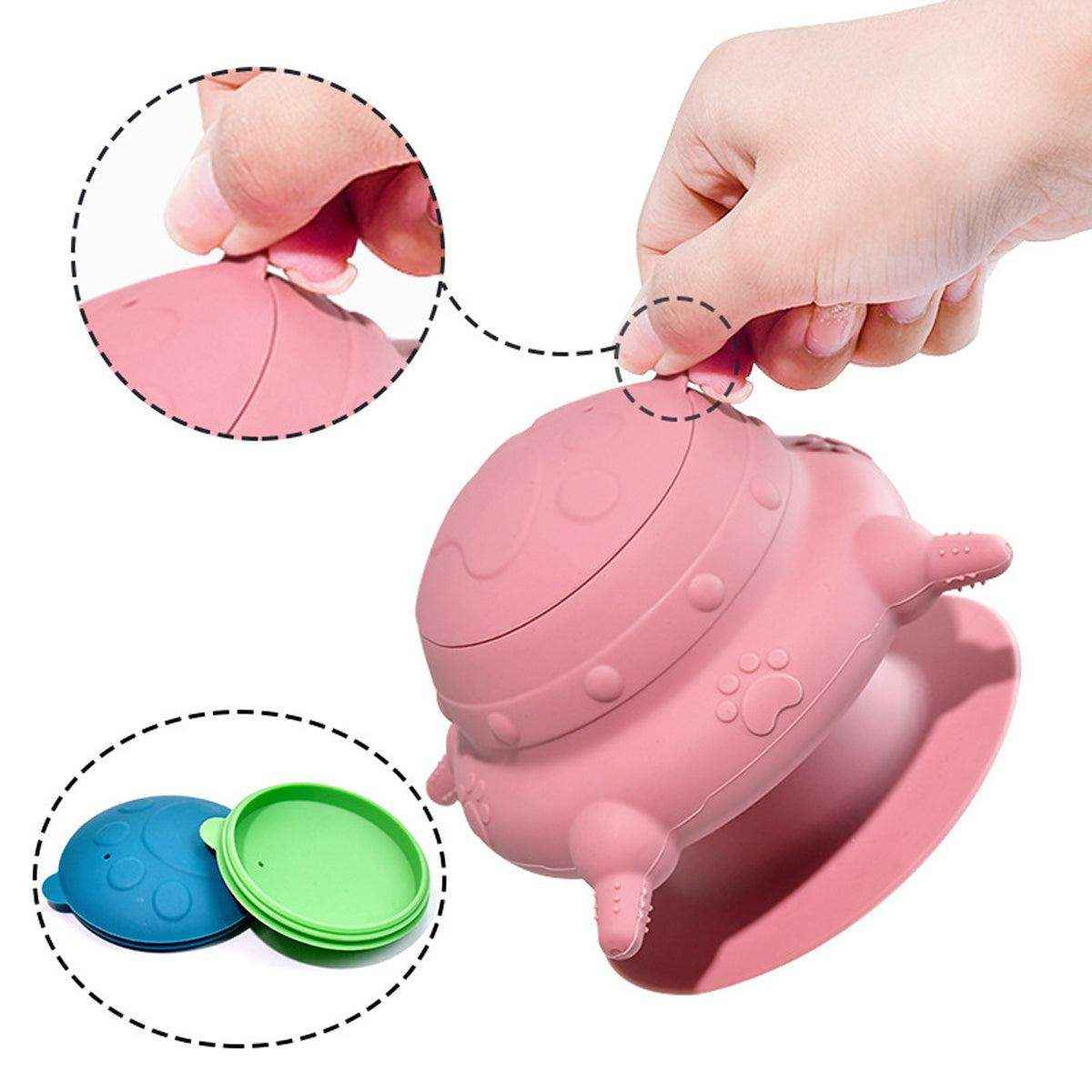 Pet Feeding Water Feeding Artifact Silicone Pet Breast-feeding Anti-choking