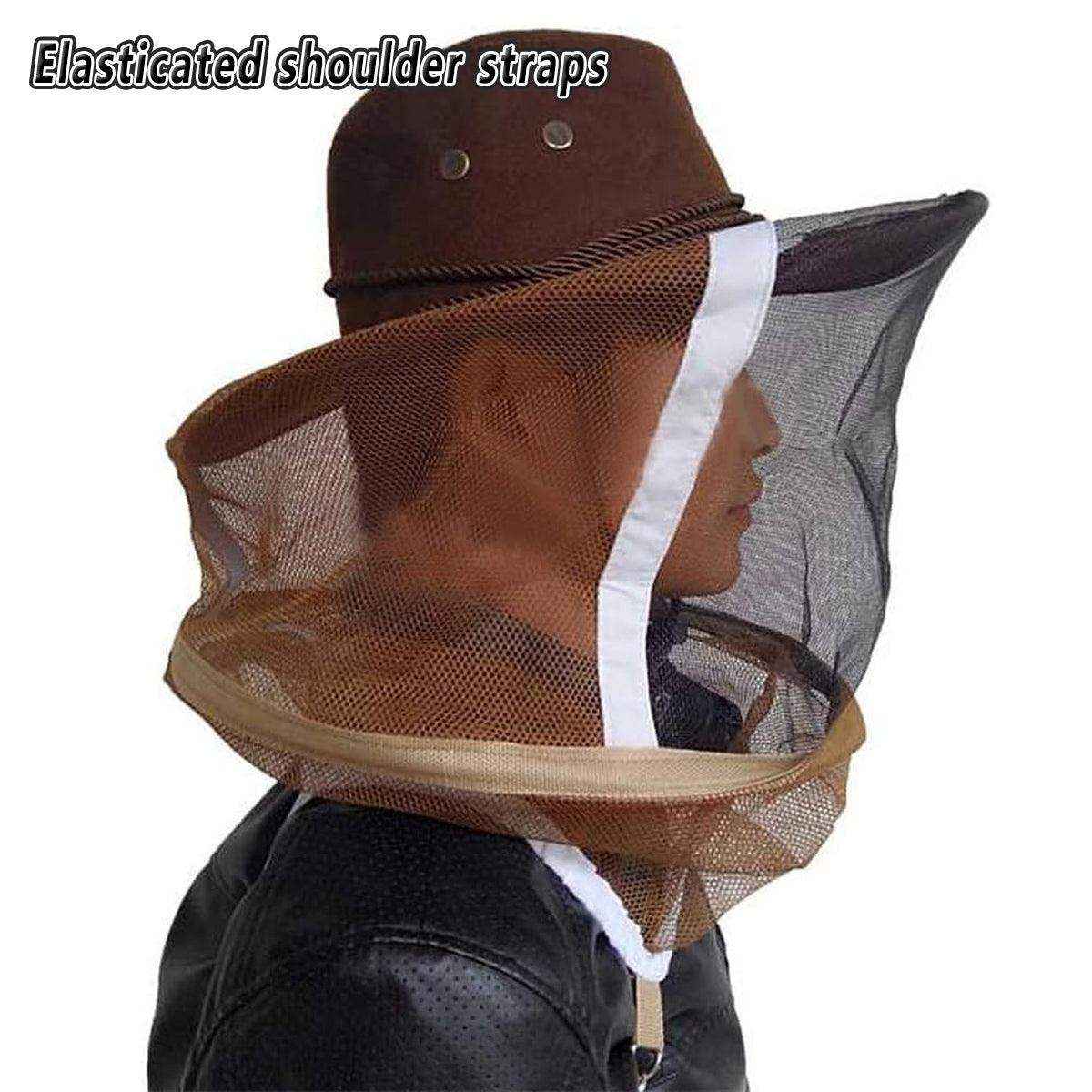 Beekeeping Hat with Protective Veil Breathable Insect Protection for Outdoors