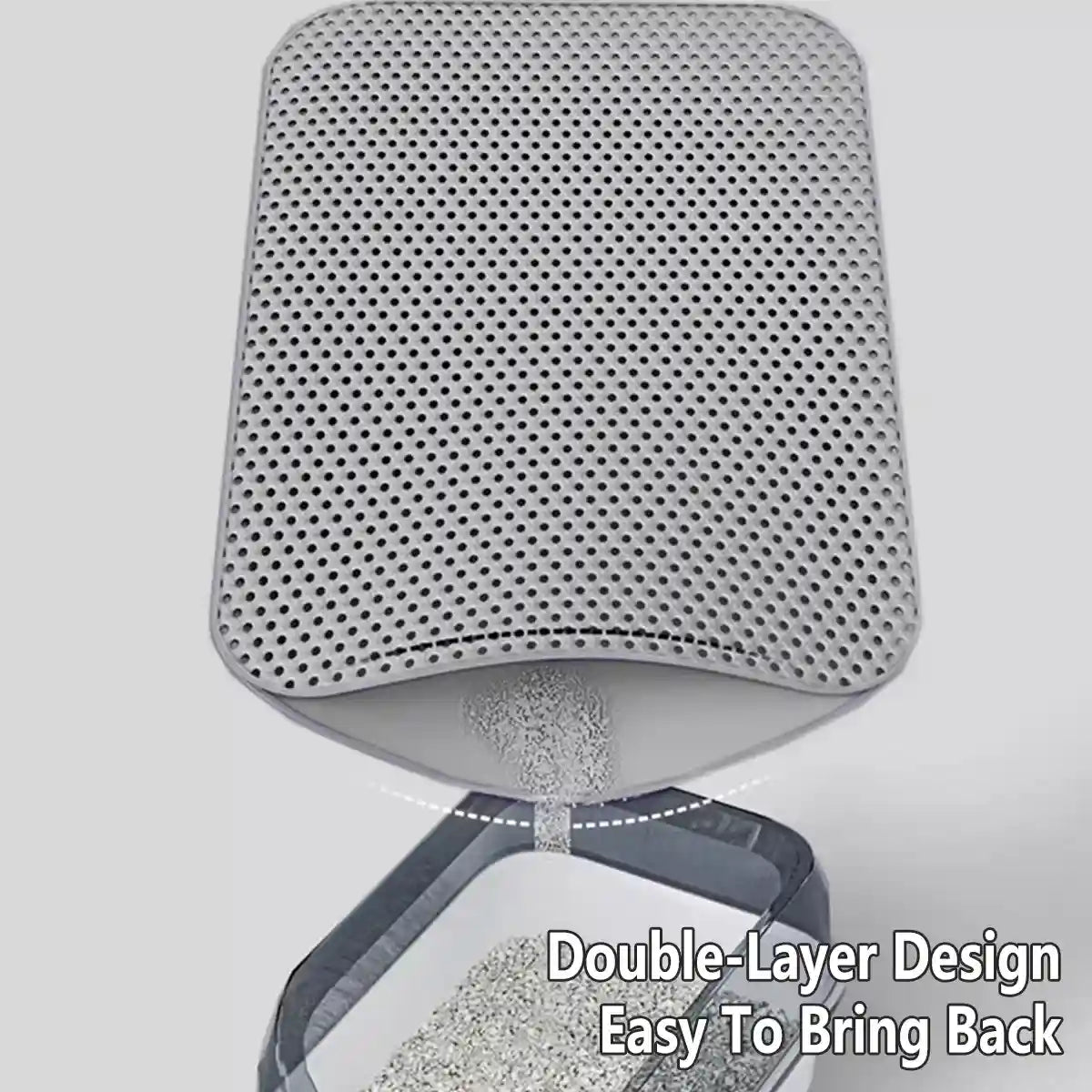 Honeycomb Cat Litter Mat Waterproof Trapping Pad for Easy Cleaning