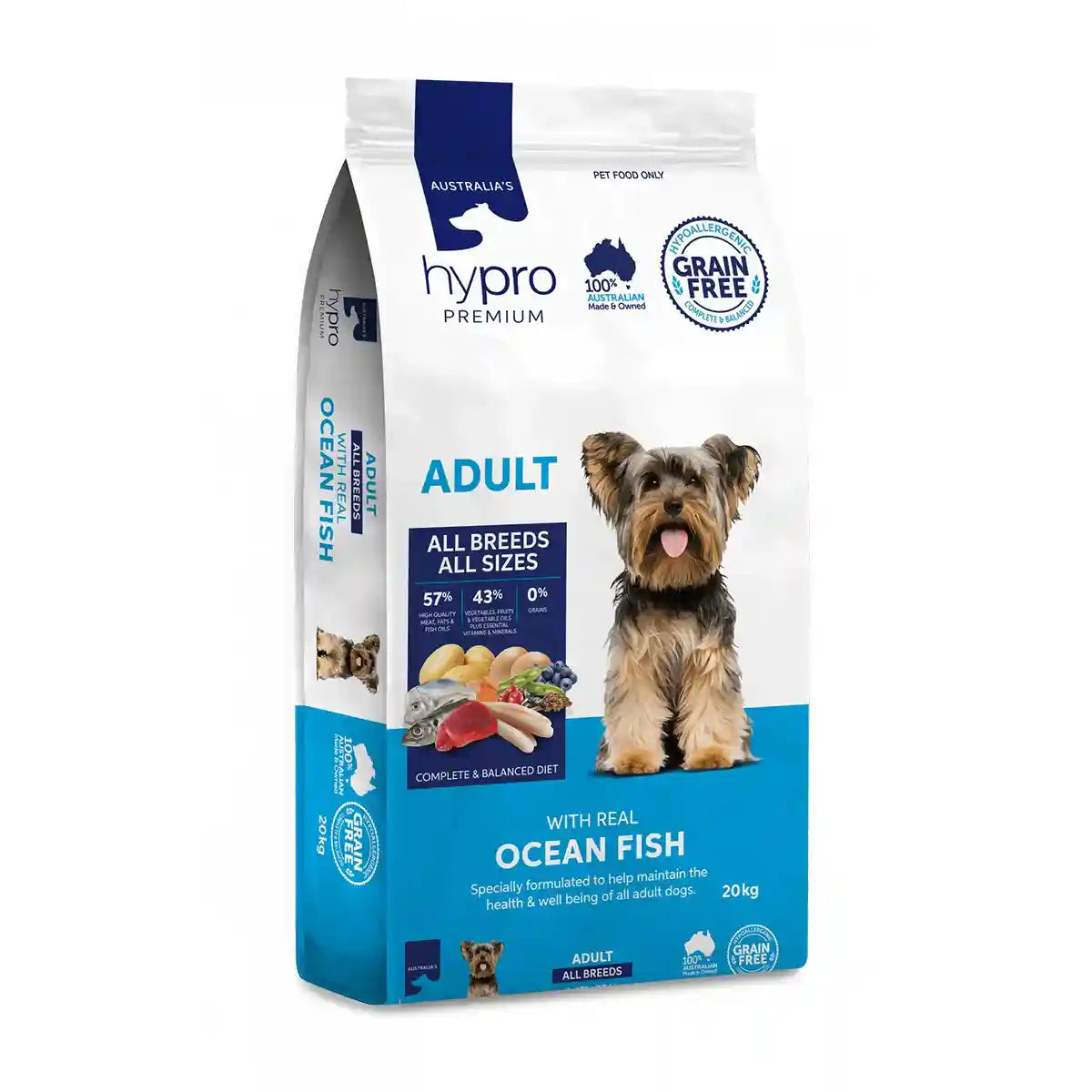 HYPRO DOG OCEAN FISH 20KG