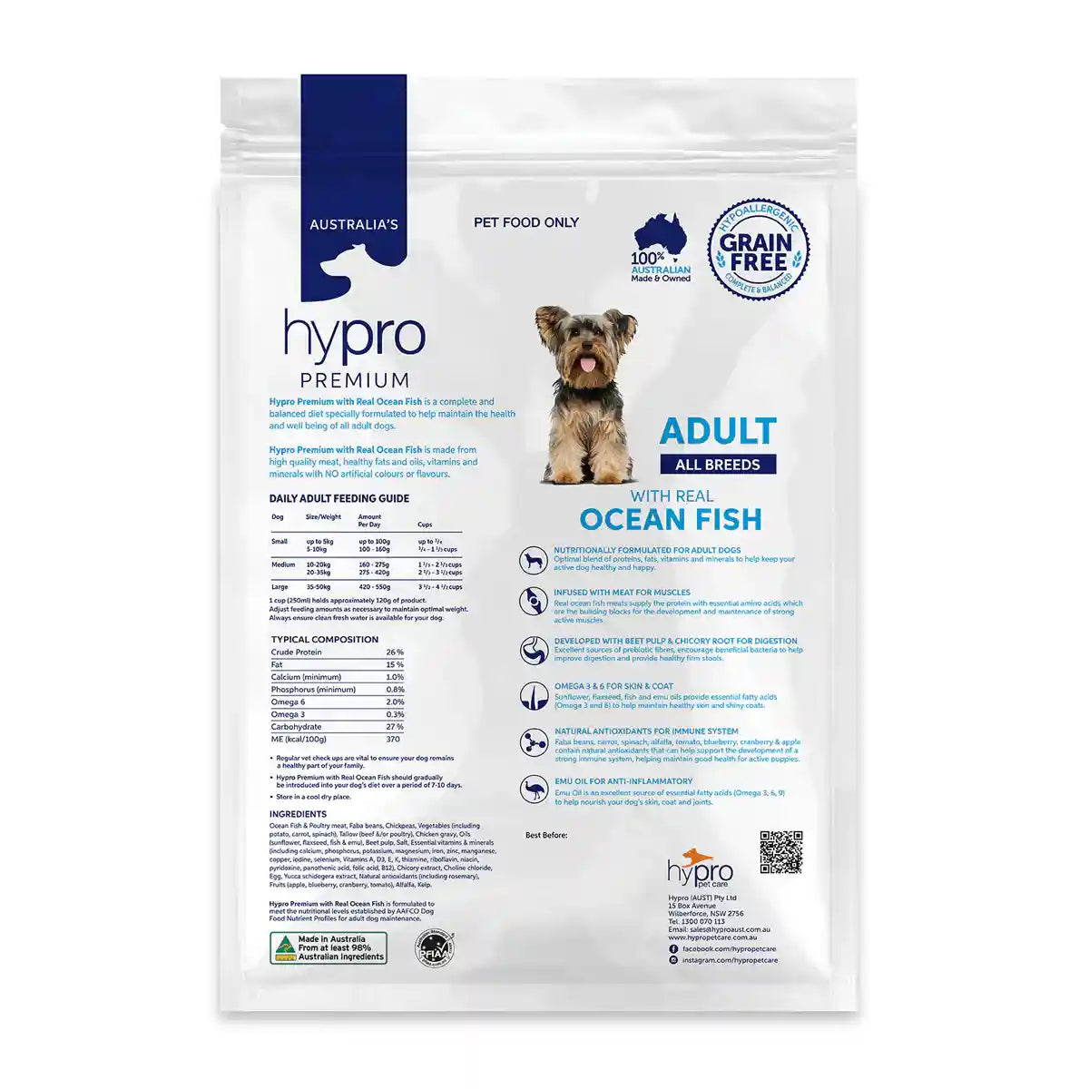 HYPRO DOG OCEAN FISH 20KG