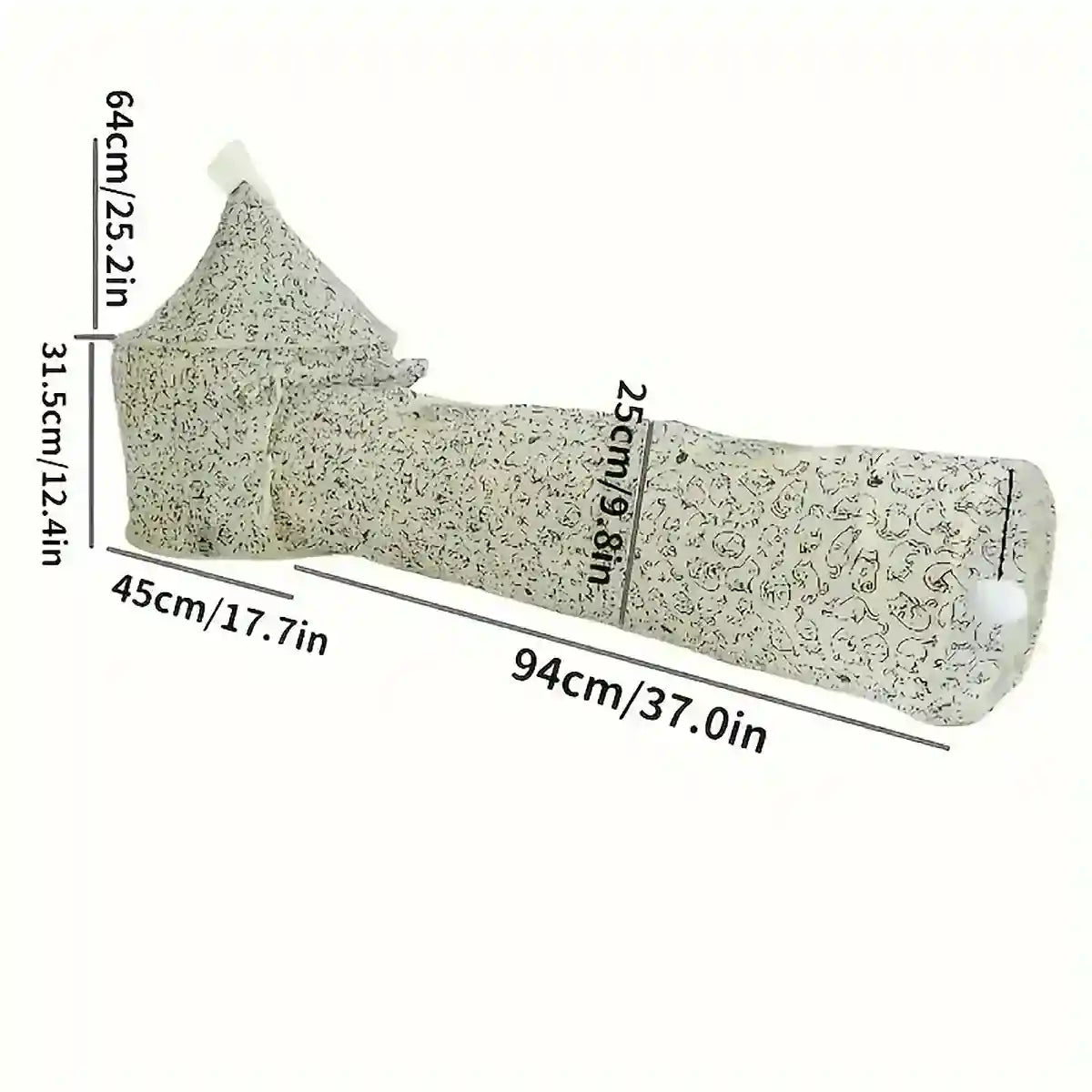 Interactive Tent Playhouse Cat Tunnel for Kittens and Small Pets