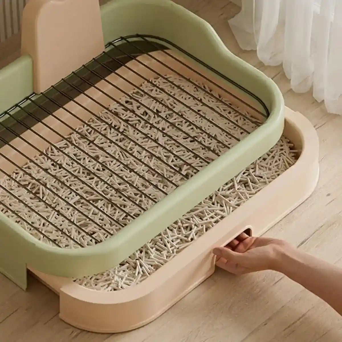 Oversized Dog Toilet for Large Dogs Easy Clean Drawer System & Anti-Splash